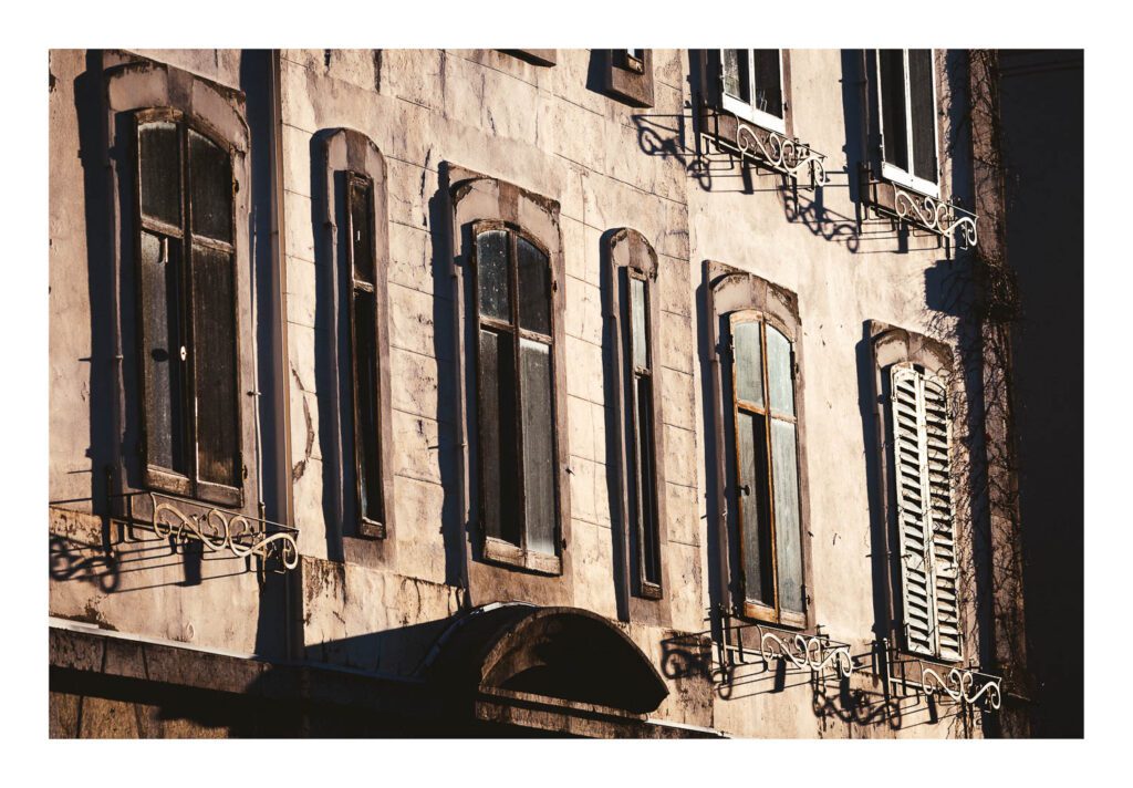 Vieille façade à la Chaux-de-Fonds