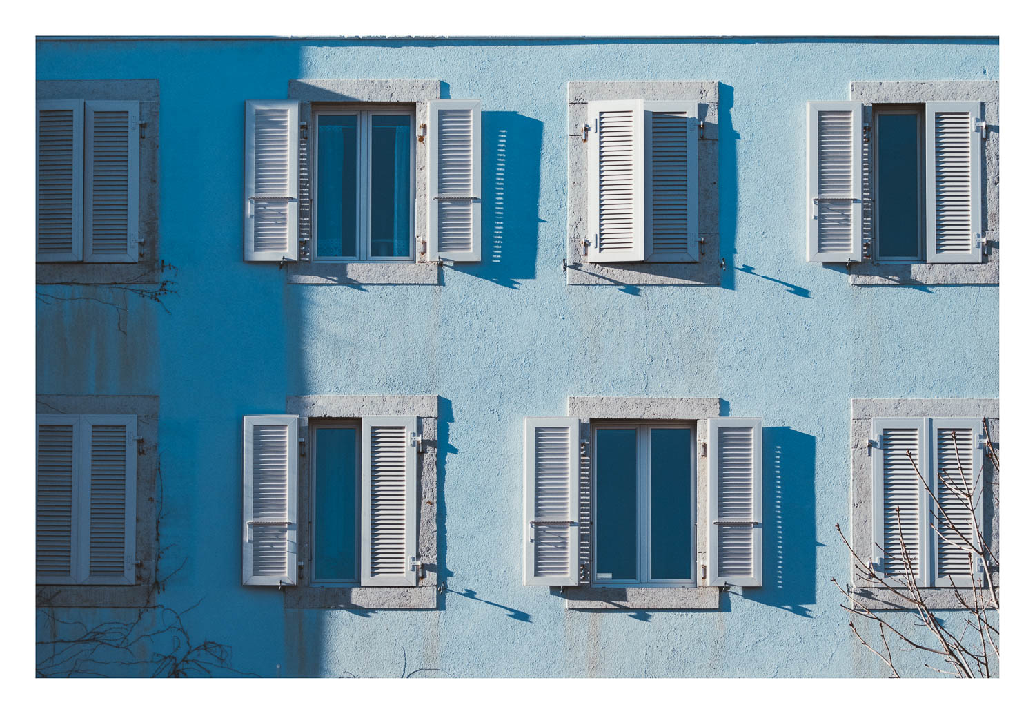La Chaux-de-Fonds et ses façades colorées