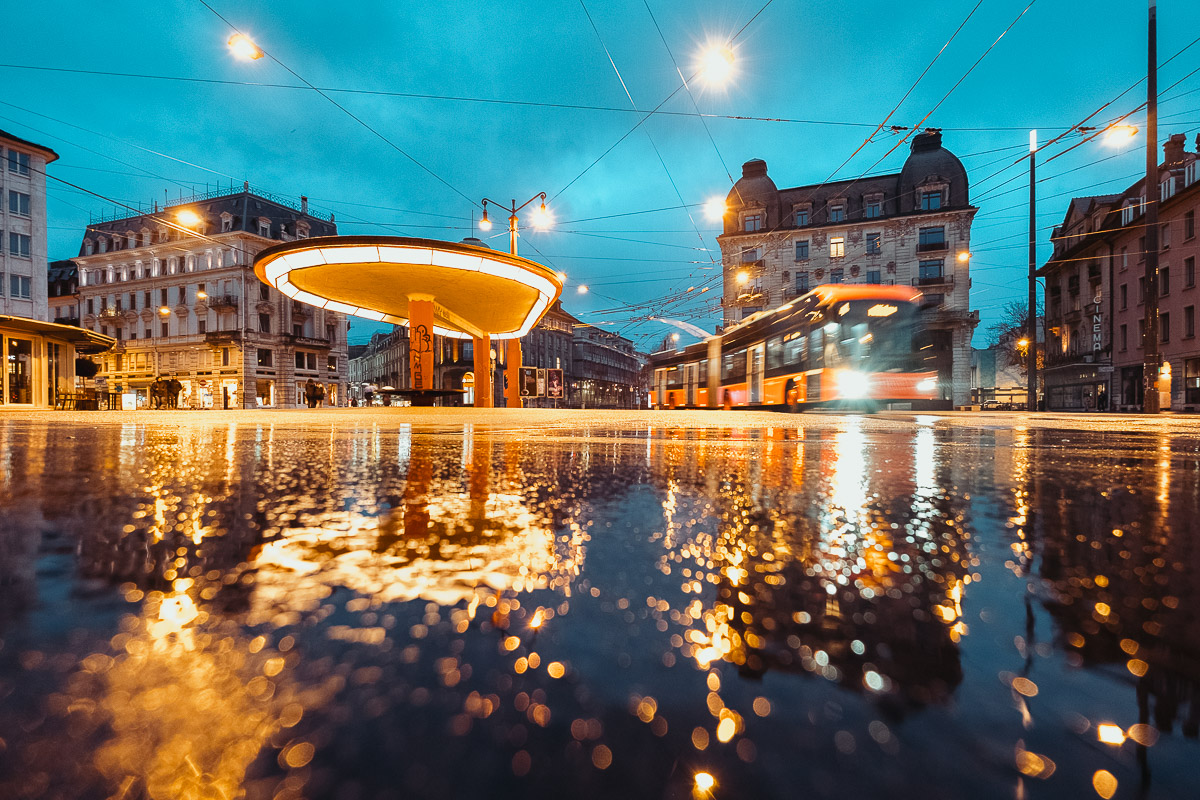 Bienne, place centrale Bienne